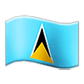 🇱🇨 Emoji Bandera: Santa Lucía en Samsung One UI 1.5.