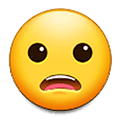 😦 Emoji Cara Con El Ceño Fruncido Y La Boca Abierta en Samsung One UI 1.5.