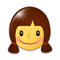 👧 Emoji Niña en Samsung One UI 1.5.