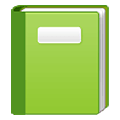 Émoji 📗 Livre Vert sur Samsung One UI 1.5.