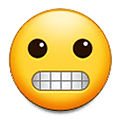 Emoji 😬 Faccina Con Smorfia su Samsung One UI 1.5.