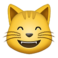 😸 Emoji grinsende Katze mit lachenden Augen Samsung One UI 1.5.
