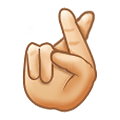 🤞🏻 Emoji Dedos Cruzados: Pele Clara na Samsung One UI 1.5.