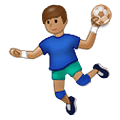 🤾🏽 Emoji Persona Jugando Al Balonmano: Tono De Piel Medio en Samsung One UI 1.5.