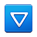 ⛛ Emoji Triângulo branco direcionado para baixo  na Samsung One UI 1.5.