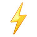 Emoji ⚡ Alta Tensione su Samsung One UI 1.5.