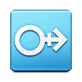 ⚩ Emoji Sinal masculino horizontal com um traço  na Samsung One UI 1.5.