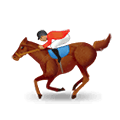 🏇🏽 Emoji Corrida De Cavalos: Pele Morena na Samsung One UI 1.5.