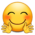Emoji 🤗 Faccina Che Abbraccia su Samsung One UI 1.5.