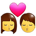 💏 Emoji sich küssendes Paar Samsung One UI 1.5.