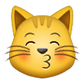 😽 Emoji Rosto De Gato Mandando Um Beijo na Samsung One UI 1.5.
