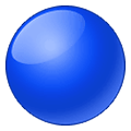 Emoji 🔵 Cerchio Blu su Samsung One UI 1.5.