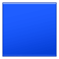 🟦 Emoji blaues Viereck Samsung One UI 1.5.