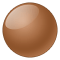 Emoji 🟤 Cerchio Marrone su Samsung One UI 1.5.