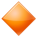 🔶 Emoji Rombo Naranja Grande en Samsung One UI 1.5.
