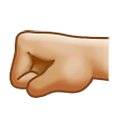 Emoji 🤛🏼 Pugno A Sinistra: Carnagione Abbastanza Chiara su Samsung One UI 1.5.