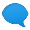 Emoji 🗨️ Nuvoletta Nera su Samsung One UI 1.5.