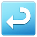 ↩️ Emoji Flecha Derecha Curvándose A La Izquierda en Samsung One UI 1.5.