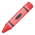 Émoji 🖍️ Crayon Pastel sur Samsung One UI 1.5.