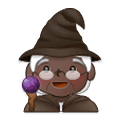 Emoji 🧙🏿 Mago: Carnagione Scura su Samsung One UI 1.5.