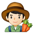 👨🏻‍🌾 Emoji Agricultor: Tono De Piel Claro en Samsung One UI 1.5.