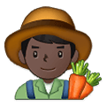 👨🏿‍🌾 Emoji Agricultor: Tono De Piel Oscuro en Samsung One UI 1.5.