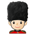 Emoji 💂🏻‍♂️ Guardia Uomo: Carnagione Chiara su Samsung One UI 1.5.