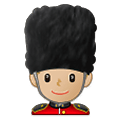 Emoji 💂🏼‍♂️ Guardia Uomo: Carnagione Abbastanza Chiara su Samsung One UI 1.5.