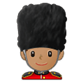 💂🏽‍♂️ Emoji Guardia Hombre: Tono De Piel Medio en Samsung One UI 1.5.