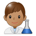 👨🏽‍🔬 Emoji Cientista Homem: Pele Morena na Samsung One UI 1.5.