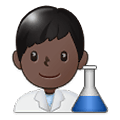 👨🏿‍🔬 Emoji Científico: Tono De Piel Oscuro en Samsung One UI 1.5.