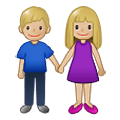 👫🏼 Emoji Mujer Y Hombre De La Mano: Tono De Piel Claro Medio en Samsung One UI 1.5.