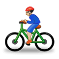 🚴🏼‍♂️ Emoji Hombre En Bicicleta: Tono De Piel Claro Medio en Samsung One UI 1.5.