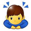 🙇‍♂️ Emoji Homem Fazendo Reverência na Samsung One UI 1.5.