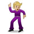 🕺🏼 Emoji Hombre Bailando: Tono De Piel Claro Medio en Samsung One UI 1.5.