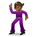 🕺🏾 Emoji Hombre Bailando: Tono De Piel Oscuro Medio en Samsung One UI 1.5.