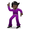 🕺🏿 Emoji Hombre Bailando: Tono De Piel Oscuro en Samsung One UI 1.5.