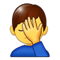 🤦‍♂️ Emoji Hombre Con La Mano En La Frente en Samsung One UI 1.5.