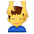 💆‍♂️ Emoji Mann, der eine Kopfmassage bekommt Samsung One UI 1.5.