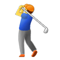 Emoji 🏌️‍♂️ Golfista Uomo su Samsung One UI 1.5.