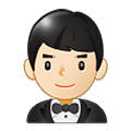 🤵🏻 Emoji Persona Con Esmoquin: Tono De Piel Claro en Samsung One UI 1.5.