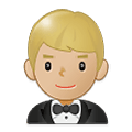 🤵🏼 Emoji Person im Smoking: mittelhelle Hautfarbe Samsung One UI 1.5.