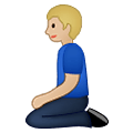 🧎🏼‍♂️ Emoji Hombre De Rodillas: Tono De Piel Claro Medio en Samsung One UI 1.5.
