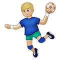 🤾🏼‍♂️ Emoji Hombre Jugando Al Balonmano: Tono De Piel Claro Medio en Samsung One UI 1.5.