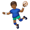 🤾🏾‍♂️ Emoji Handballspieler: mitteldunkle Hautfarbe Samsung One UI 1.5.
