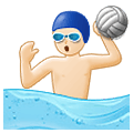 🤽🏻‍♂️ Emoji Hombre Jugando Al Waterpolo: Tono De Piel Claro en Samsung One UI 1.5.