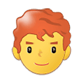 Emoji 👨‍🦰 Uomo: Capelli Rossi su Samsung One UI 1.5.