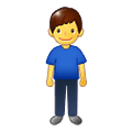 Emoji 🧍‍♂️ Uomo In Piedi su Samsung One UI 1.5.