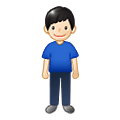 🧍🏻‍♂️ Emoji Homem Em Pé: Pele Clara na Samsung One UI 1.5.