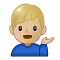 💁🏼‍♂️ Emoji Infoschalter-Mitarbeiter: mittelhelle Hautfarbe Samsung One UI 1.5.